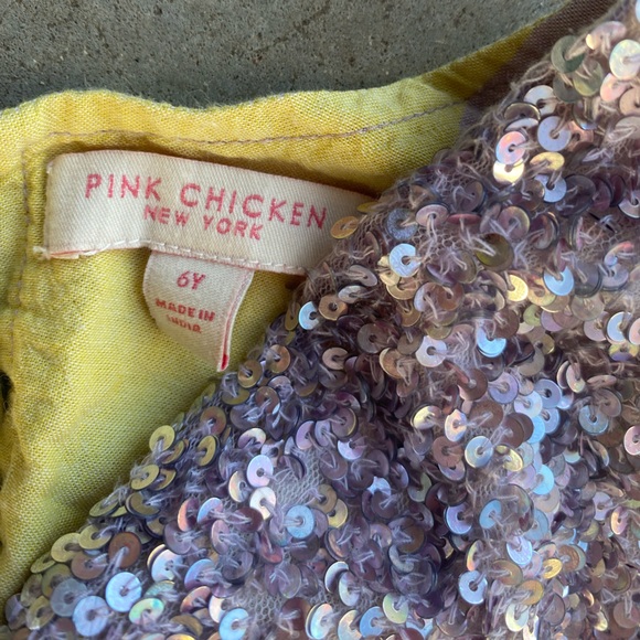 Pink Chicken GIRLS COURTNEY DRESS DESERT STRIPE Sz6 - Picture 3 of 5